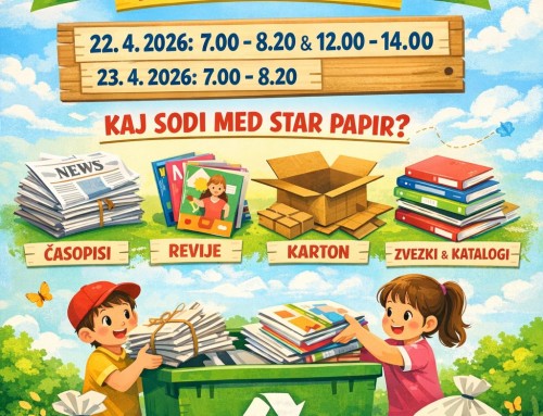ZBIRALNA AKCIJA PAPIRJA